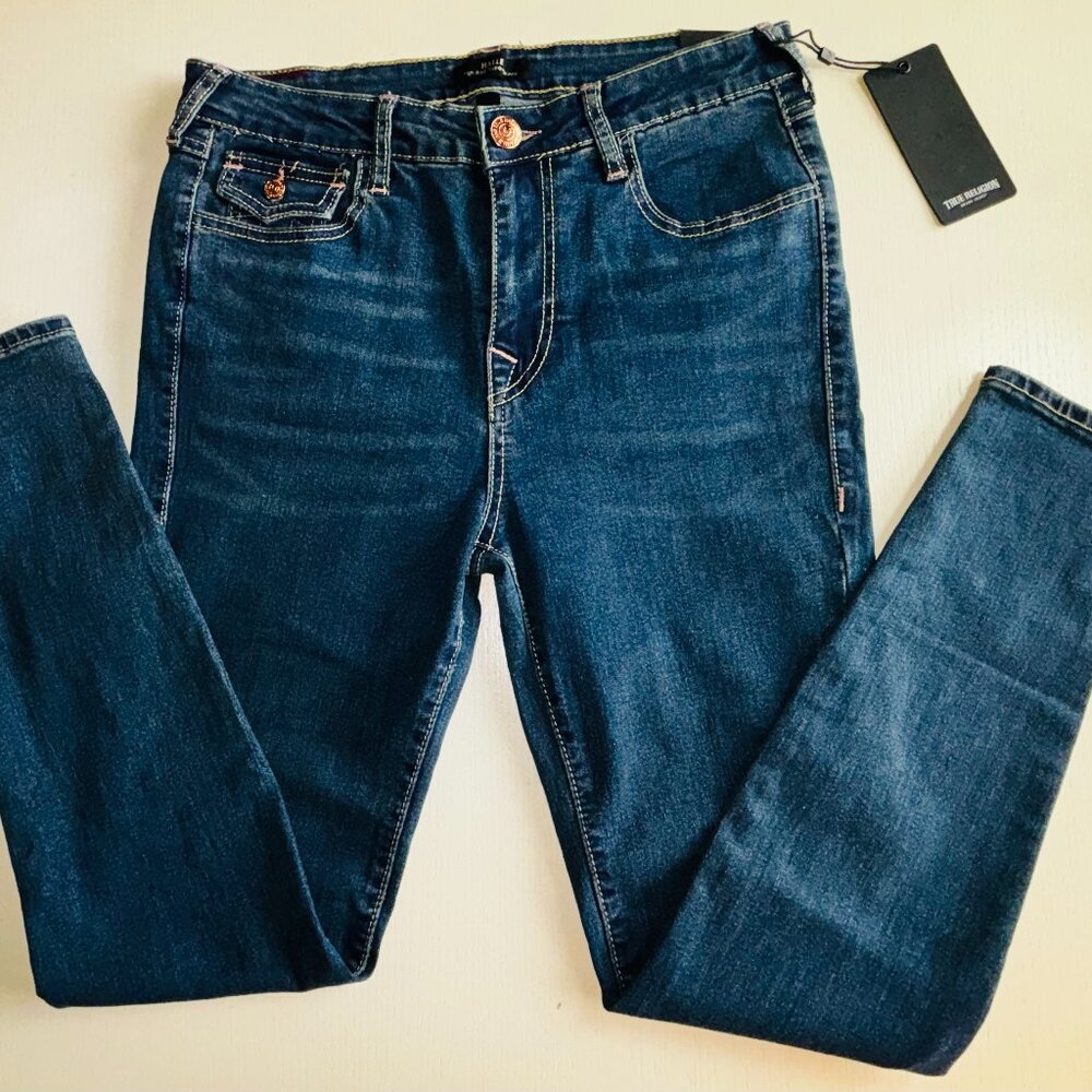 True Religion Halle High Rise Super Skinny Jeans